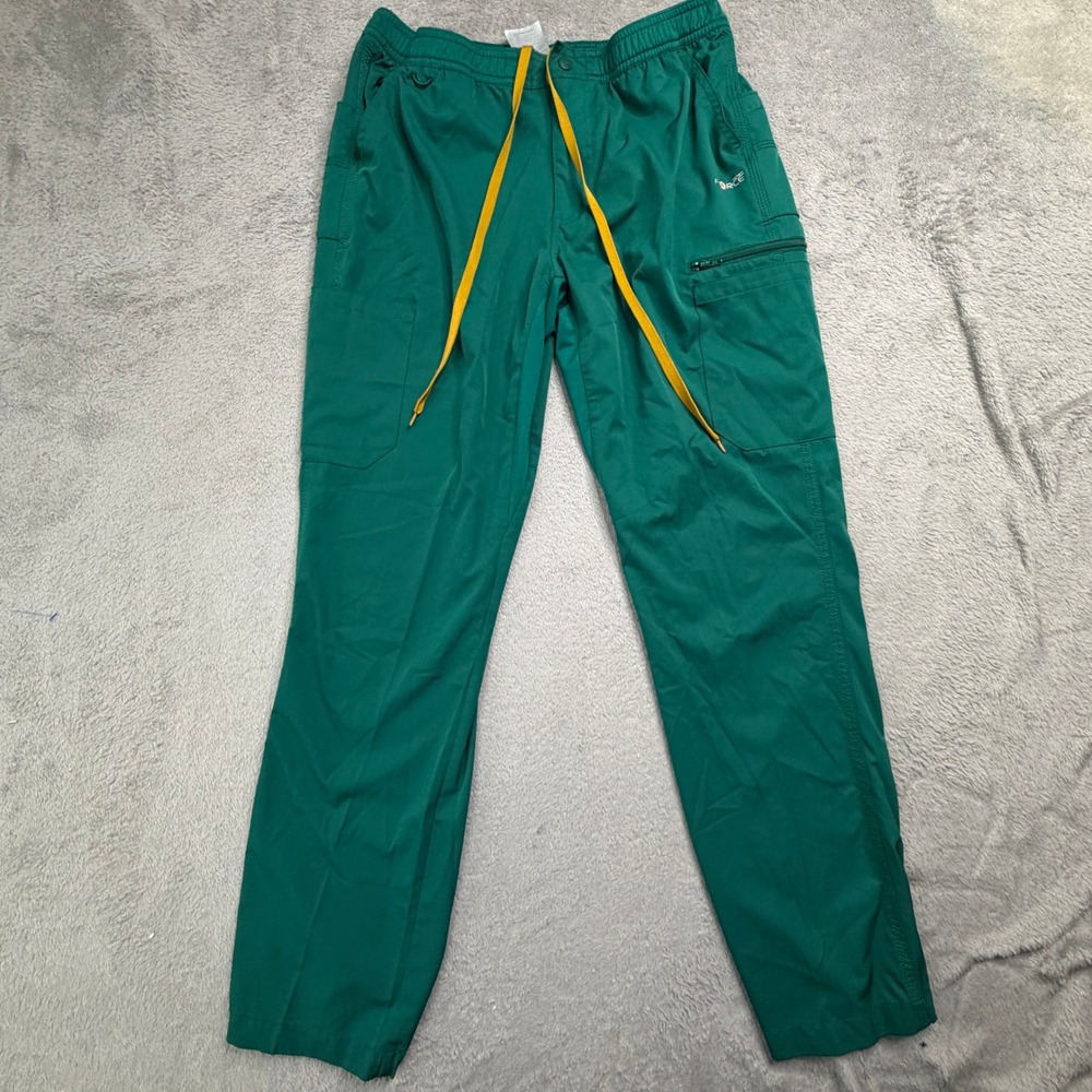Carhartt Force Mens Green Scrub Pants Medical Uniform Cargo Pockets Med. C55106